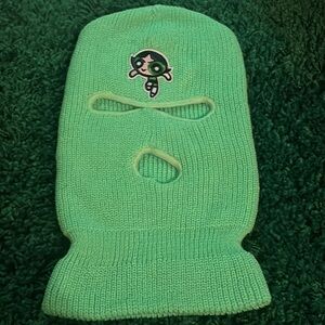 Power puff girl Buttercup ski mask
